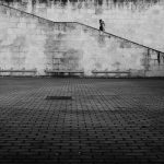 Street, stairs, wall — Coronavirus disease 2019