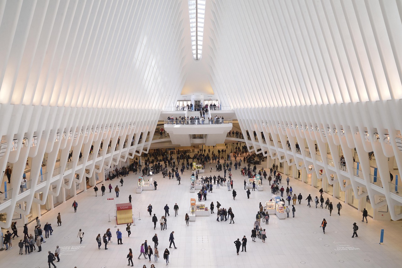 World trade center, building, people — Coronavirus disease 2019